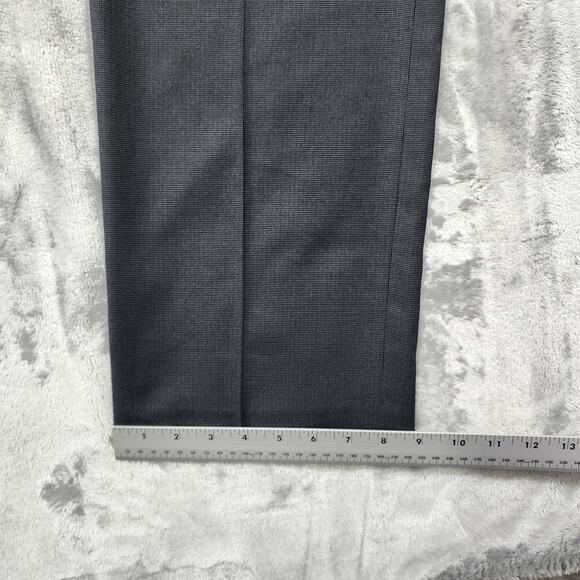 Perry Ellis Portfolio Pants Men 34X30 Black Gray Classic Fit Flat Front Straight - Picture 11 of 12